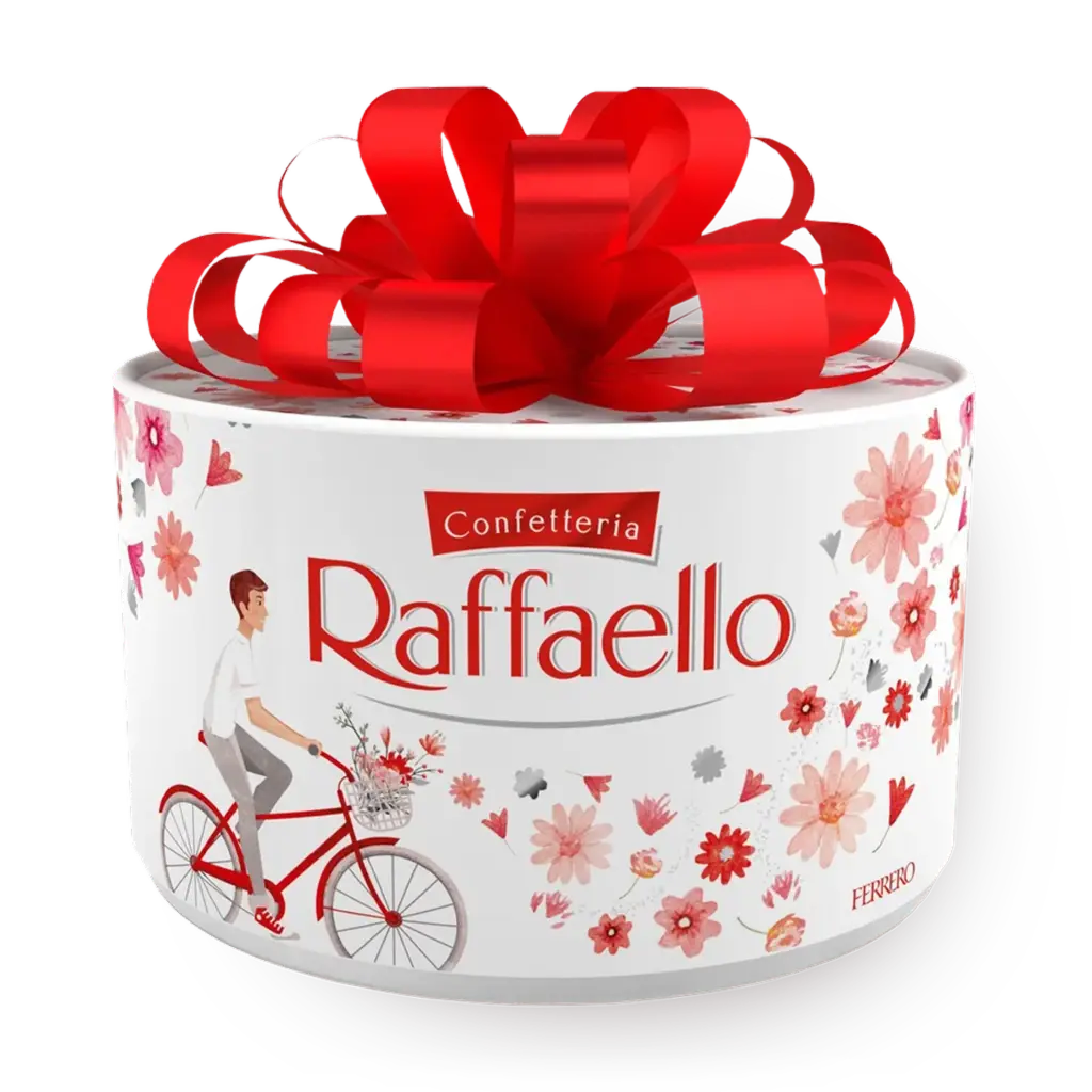      Bodom-Yongʻoqli “Raffaello” Konfetlari Tort 