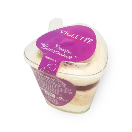      Violette Сonfecionery Violetta muzlatilgan stakanchadagi muzqaymoq desert
